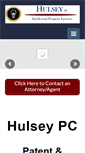 Mobile Screenshot of hulseyiplaw.com